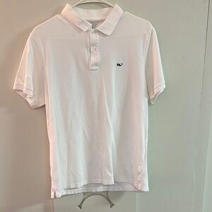 Vineyard Vines White Polo Shirt Classic Style